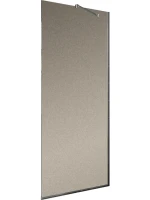 Душевая перегородка Maybahglass MGD-703-5у 69 см, профиль хром матовый, стекло бронза матовое