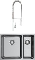Комплект Мойка Omoikiri TADZAVA 58-2-U/IF L + Смеситель Grohe K7 32950000 с гибким изливом