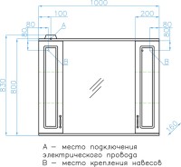 Мебель для ванной комнаты Style Line Олеандр-2 100 Люкс, белая