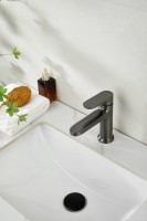 Смеситель для раковины BELZ B713 B10713-3 оружейная сталь Смеситель для раковины BELZ B713 B10713-3 оружейная сталь