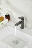 Смеситель для раковины BELZ B713 B10713-3 оружейная сталь Смеситель для раковины BELZ B713 B10713-3 оружейная сталь