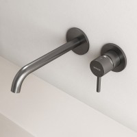 Смеситель для раковины Sancos Etna, вороненая сталь, SC9004GG