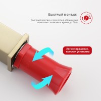 Смеситель для раковины Raglo R01.15.03, золотой сатин Смеситель для раковины Raglo R01.15.03, золотой сатин