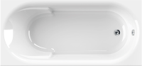 Акриловая ванна Cezares Arno W37 170x80 см, пристенная, белая, с каркасом