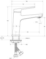 Комплект для ванной BelBagno Ardente VASM/LVM хром
