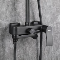 Душевая стойка Frap H75 F2475-6 черная