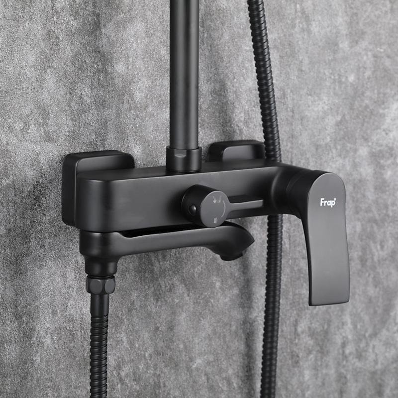 Душевая стойка Frap H75 F2475-6 черная