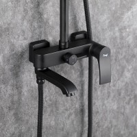 Душевая стойка Frap H75 F2475-6 черная