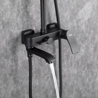 Душевая стойка Frap H75 F2475-6 черная