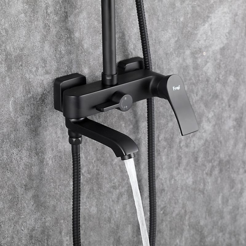 Душевая стойка Frap H75 F2475-6 черная