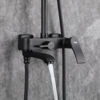 Душевая стойка Frap H75 F2475-6 черная