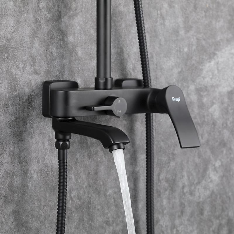 Душевая стойка Frap H75 F2475-6 черная