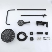 Душевая стойка Frap H75 F2475-6 черная