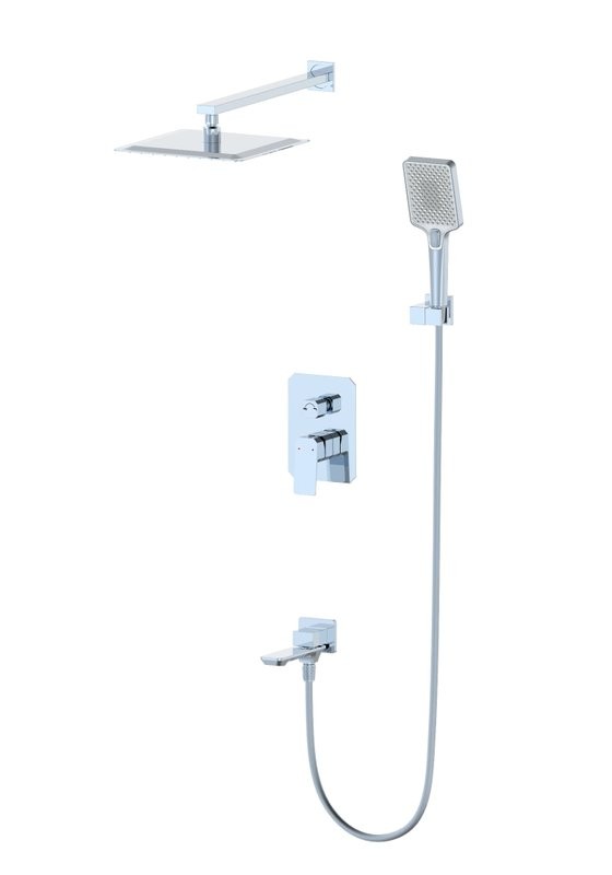 Душевой комплект Wonzon & Woghand WW-88939011-CR С ВНУТРЕННЕЙ ЧАСТЬЮ, хром