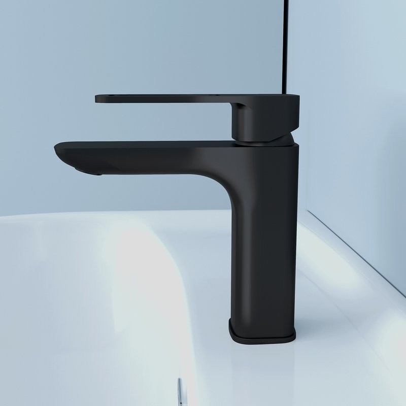 Смеситель для раковины IDDIS Slide SLIBL00i01K черный матовый