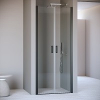 Душевая дверь в нишу RGW Passage PA-104-B 70 см, профиль черный, стекло прозрачное