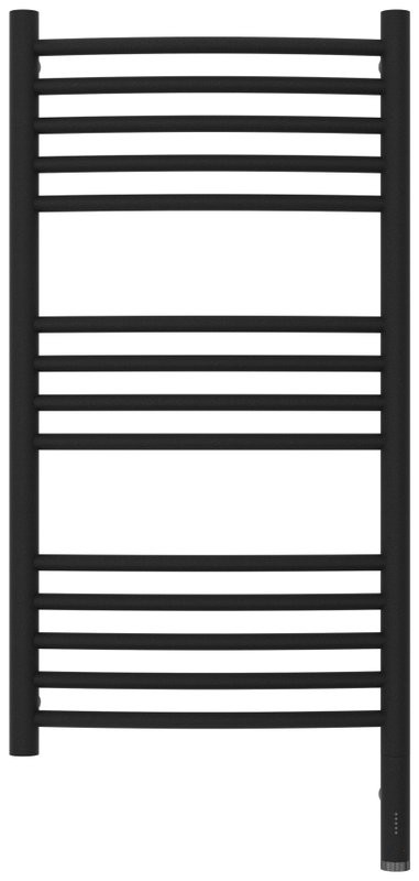 Полотенцесушитель электрический Сунержа Богема 3.1 15-6003-8040 90x45 см, подключение справа, темный титан муар, лесенка