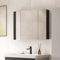 Зеркало-шкаф AQUATON Ар-Деко 85 серый кобальт Зеркало-шкаф AQUATON Ар-Деко 85 серый кобальт