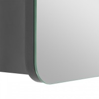 Зеркало-шкаф AQUATON Ар-Деко 85 серый кобальт Зеркало-шкаф AQUATON Ар-Деко 85 серый кобальт