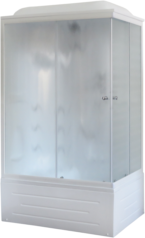 Душевая кабина Royal Bath BP RB8120BP2-M-L с высоким поддоном, с сиденьем