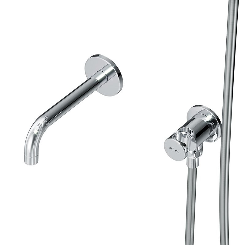 Душевой комплект AM.PM X-Joy FT85A3RH40 С ВНУТРЕННЕЙ ЧАСТЬЮ, с термостатом, хром