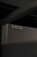 Мебель для ванной комнаты Allen Brau Reality 100 подвесная, антрацит матовый, столешница графит структ, раковина Fantasy Quad 50х36 белая матовая