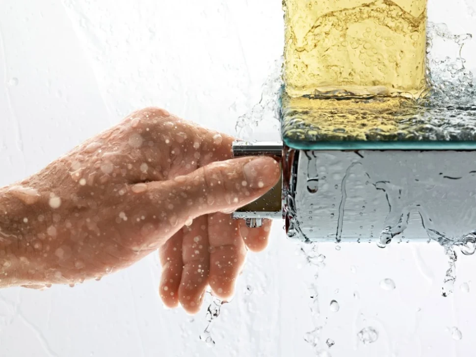 Термостатический смеситель Hansgrohe Ecostat Select 13141000 для ванны с душем