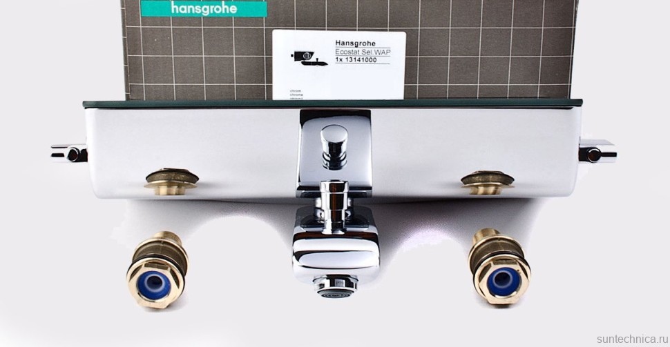 Термостатический смеситель Hansgrohe Ecostat Select 13141000 для ванны с душем