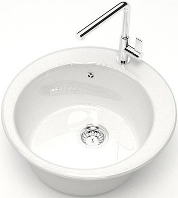 Мойка кухонная Marrbaxx Виктори Z030Q001 белый лед