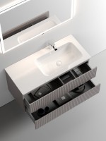Тумба с раковиной Sancos Snob T 100 см, R, doha soft