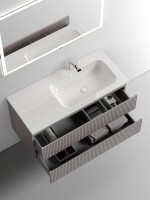 Тумба с раковиной Sancos Snob T 100 см, R, doha soft