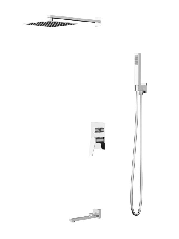 Душевой комплект Vincea Puro VSFW-5P1CH С ВНУТРЕННЕЙ ЧАСТЬЮ, хром