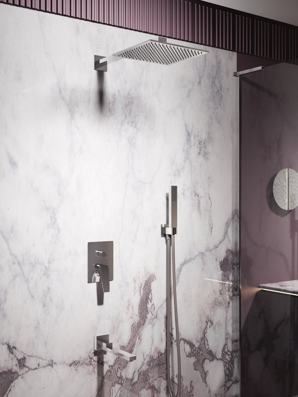 Душевой комплект Vincea Puro VSFW-5P1CH С ВНУТРЕННЕЙ ЧАСТЬЮ, хром