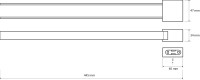 Полотенцедержатель Bemeta Via 135004102 двойной