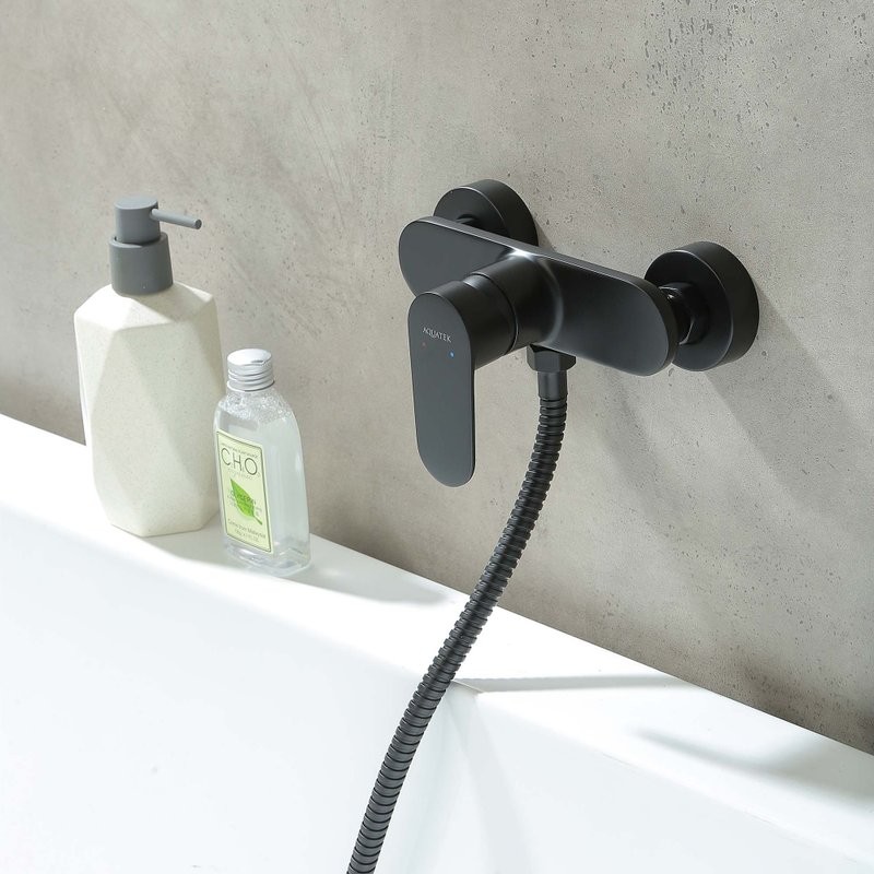 Смеситель для душа AQUATEK Ника AQ1860MB черный матовый