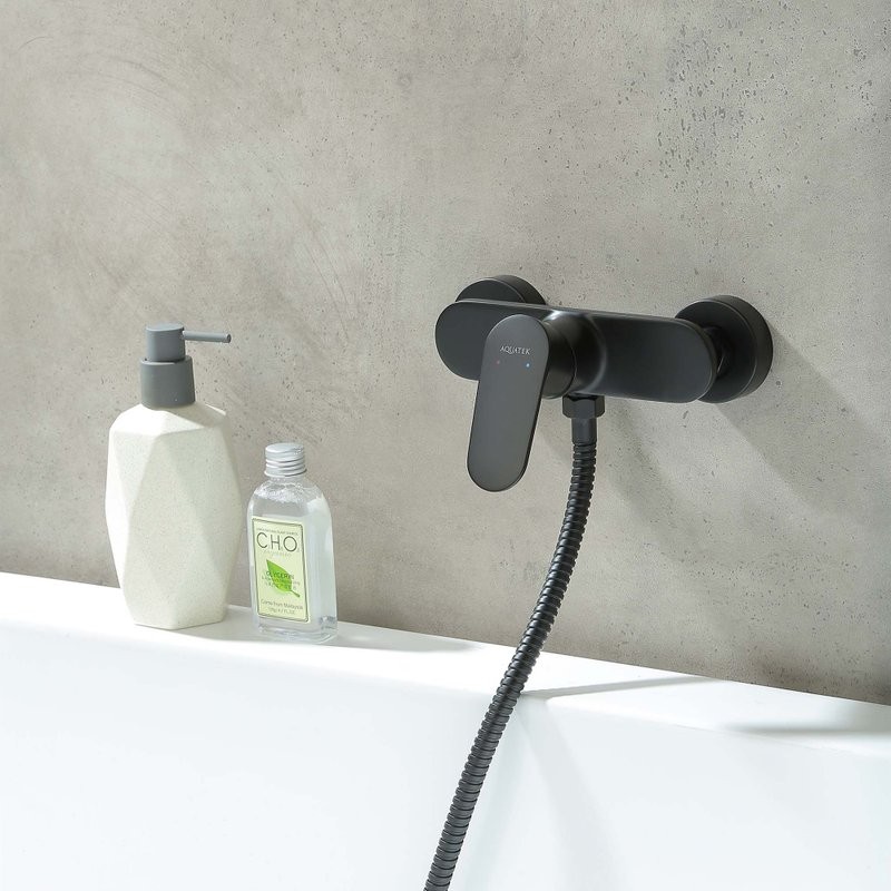 Смеситель для душа AQUATEK Ника AQ1860MB черный матовый
