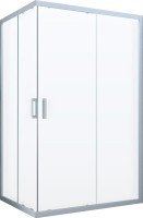 Душевой уголок Vegas Glass ZA-F Novo 120*110 01 01 профиль белый, стекло прозрачное