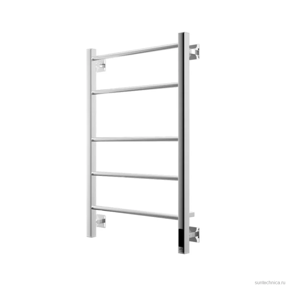 Полотенцесушитель электрический Grota Costa 530х800 NP EL 80x55 см, подключение справа, слева, скрытое подключение справа, глянцевый хром, лесенка