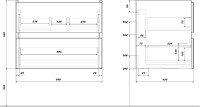 Тумба с раковиной SanStar Тоскана 70 дуб сонома светлый, раковина Dreja Grace 70