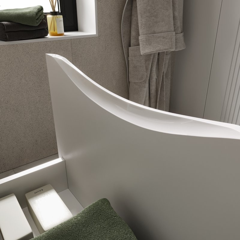 Тумба с раковиной Vigo Glem 60 подвесная, 1 ящик, глянцевая белая