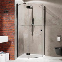 Душевой уголок Radaway Essenza New Black PTJ 100х80 L