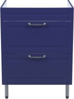 Тумба с раковиной IDDIS Oxford 60 напольная, синяя, раковина 0136000i28