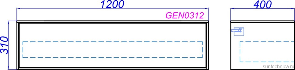 Тумба Aqwella 5 stars Genesis 120 белая