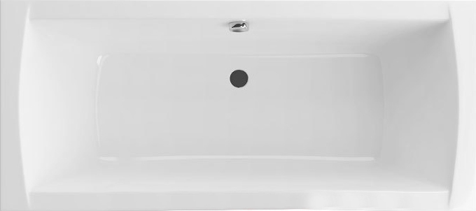 Акриловая ванна Excellent Aquaria 180x80 см, пристенная, белая, на ножках
