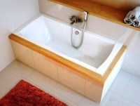 Акриловая ванна Excellent Aquaria 180x80 см, пристенная, белая, на ножках