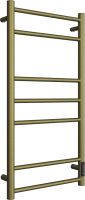 Полотенцесушитель электрический Двин L neo 80х40, состаренная бронза