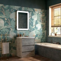 Тумба под раковину Art&Max Family 60, напольная, Cemento Veneto