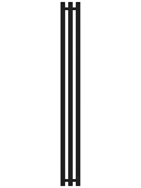 Полотенцесушитель электрический Сунержа Вердикт 4.0 31-0851-1210 120x15 см, подключение справа, скрытое подключение справа, матовый черный, I-образный