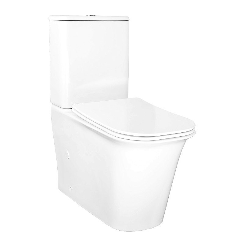 Унитаз-компакт напольный AZARIO Velise AZ-1222A глянцевый белый