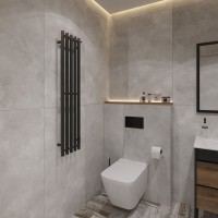 Полотенцесушитель электрический EWRIKA Пенелопа Х5 120 черный